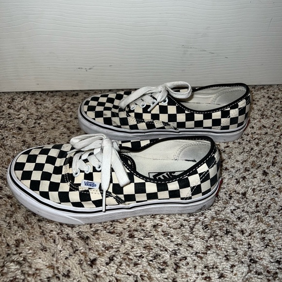 Custom Black and White Checker Vans - Picture 6 of 6